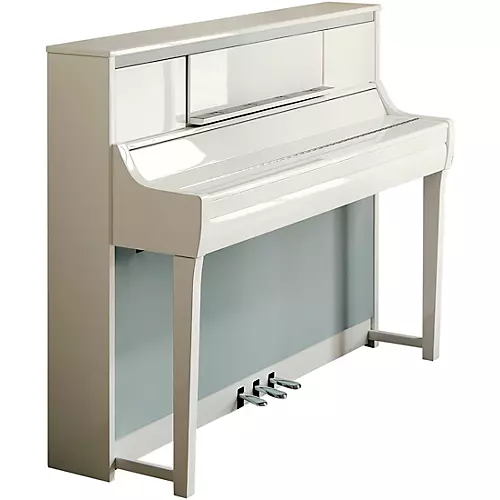 Yamaha Clavinova CSP-295 Digital Upright Piano With Bench Polished White