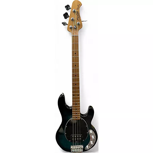 Used Sterling by Music Man Ray34 TEAL Electric Bass Guitar TEAL