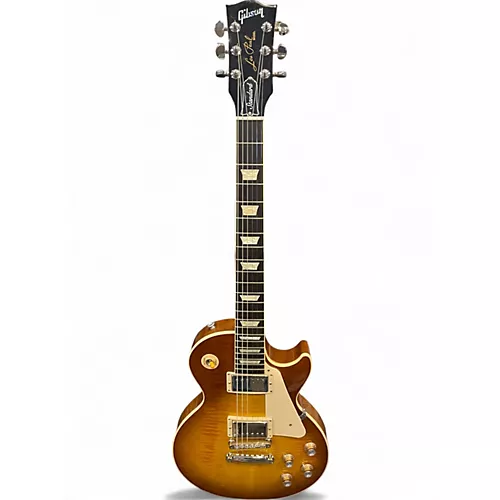 Used Gibson Les Paul Standard Gold Solid Body Electric Guitar Gold