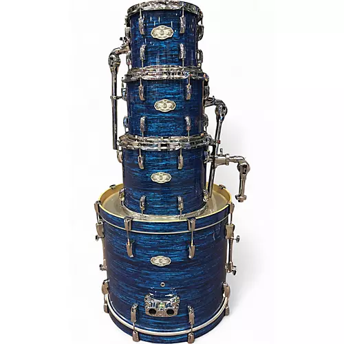 Used Pearl 4 Piece Vision BLUE STRATA Drum Kit BLUE STRATA