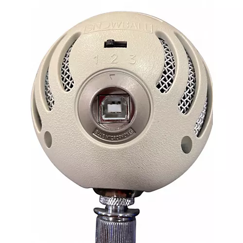 Used Blue Snowball USB Microphone