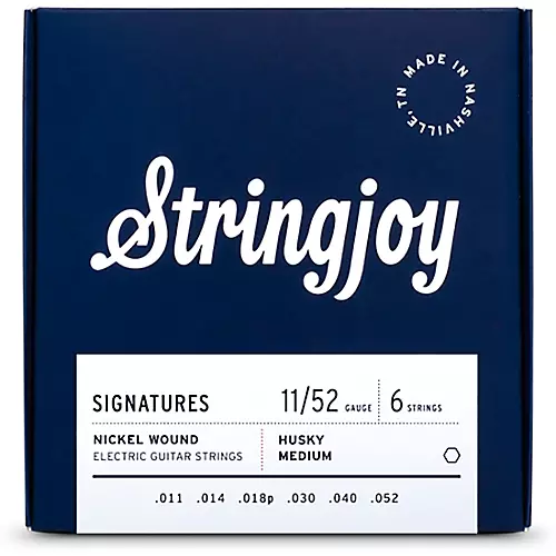 Stringjoy Signatures 6 String Nickel Wound Electric Guitar Strings 9 - 46