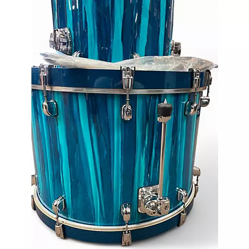 Used TAMA 3 Piece CUSTOM SKY BLUE AURORA Drum Kit SKY BLUE AURORA