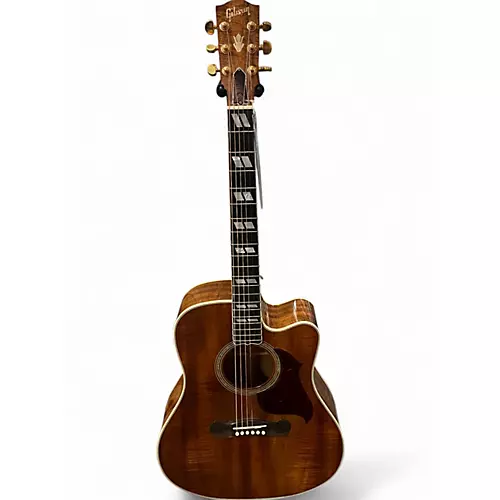 Used Gibson Songwriter Deluxe Koa NATURAL Acoustic Electric Guitar NATURAL
