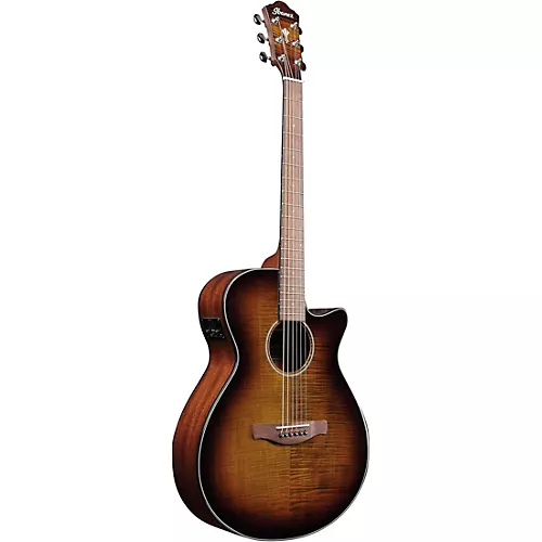 Ibanez AEG70 Flamed Maple Top Grand Concert Acoustic-Electric Guitar Pack Emerald Burst