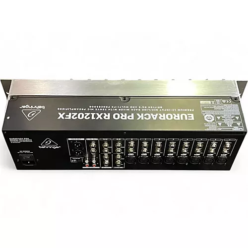 Used Behringer eurorack pro rx1202fx Powered Mixer