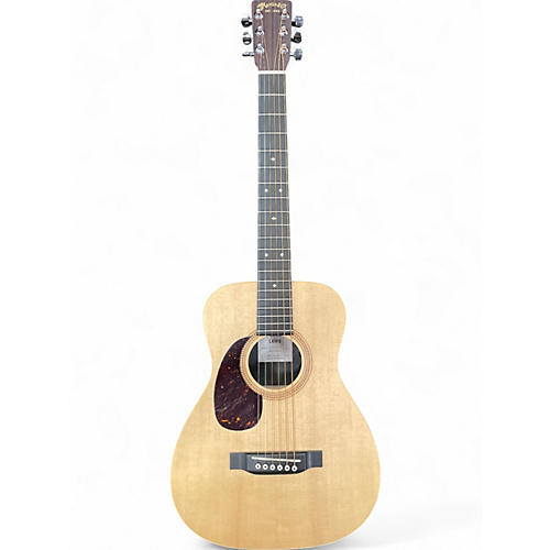 Used Martin LX1RE LEFT HANDED Natural Acoustic Electric Guitar Natural