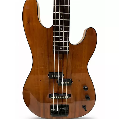 Used Schecter Guitar Research MA-4 Koa Michael Anthony Koa Electric Bass Guitar Koa