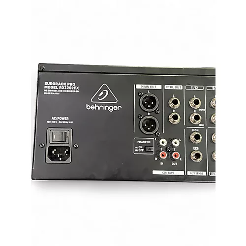 Used Behringer eurorack pro rx1202fx Powered Mixer