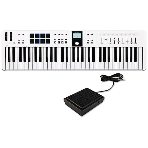 Arturia KeyLab Essential 61 mk3 Keyboard Controller With Sustain Block Black