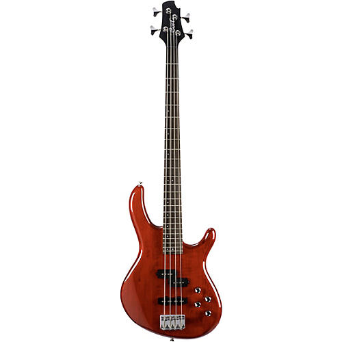Cort Action Bass Plus Electric Bass Transparent Red