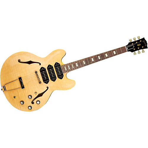 Gibson Custom M2M 1964 ES-335 Figured P-90 VOS Semi-Hollow Electric Guitar Transparent Cherry