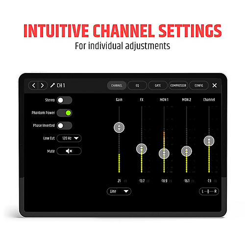 LD Systems LD Systems MAUI 11 G3 MIX W Portable Cardioid Column PA System With Digital Mixer, White