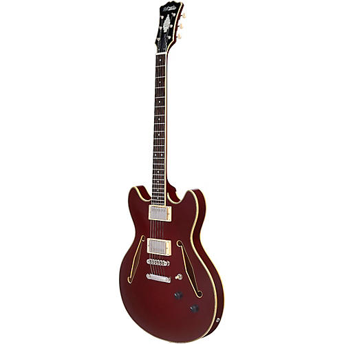 D'Angelico Excel DC Tour Semi-Hollow Electric Guitar With Supro Bolt Bucker Pickups and Stopbar Tailpiece Slate Blue