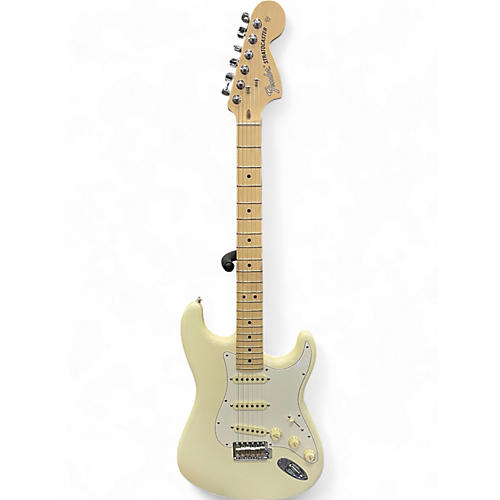 Used 2019 Fender LIMITED EDITION AMERICAN PERFORMER STRATOCASTER Olympic White Solid Body Electric Guitar Olympic White
