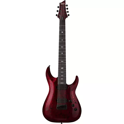 Schecter Guitar Research C-7 Apocalypse 7-String Electric Guitar Red Reign