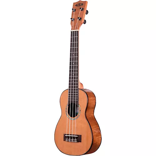 Kala Solid Cedar Top Acacia Soprano Long-Neck Ukulele Natural