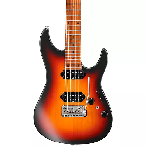 Ibanez Prestige AZ24027 7-String Electric Guitar Tri Fade Burst Flat