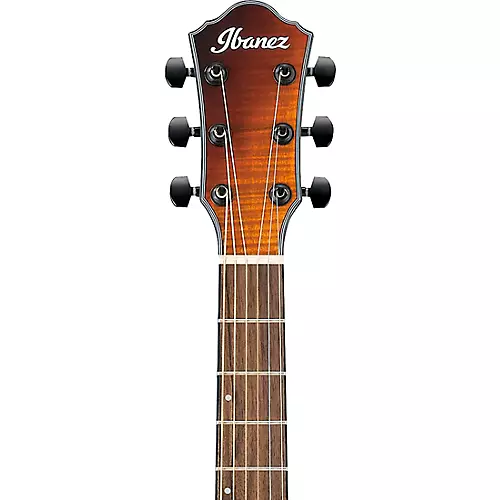 Ibanez AEWC32FM Thinline Acoustic-Electric Guitar Dark Green Sunset Fade