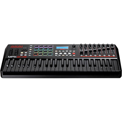 Akai Professional MPK249 49-Key Controller, Black-on-Black