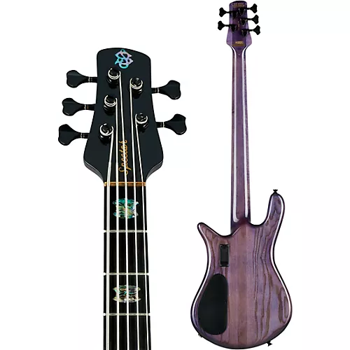 Spector Euro 5 Custom 5 String Electric Bass Natural Black Burst Gloss