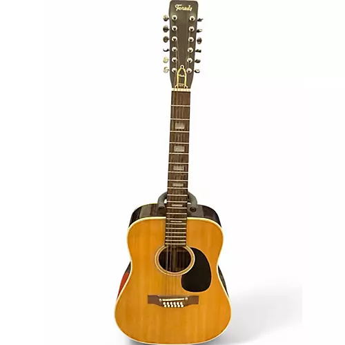 Used Terada tr1012 Natural 12 String Acoustic Guitar Natural