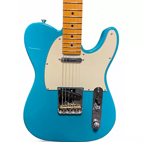 Used Fender American Professional II Telecaster miami blue Solid Body Electric Guitar miami blue