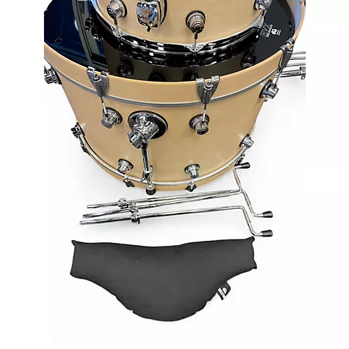Used DW 3 Piece Performance Series Natural satin Drum Kit Natural satin