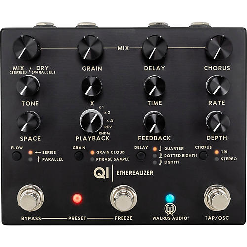 Walrus Audio Qi Etherealizer Multi-Effects Pedal Black