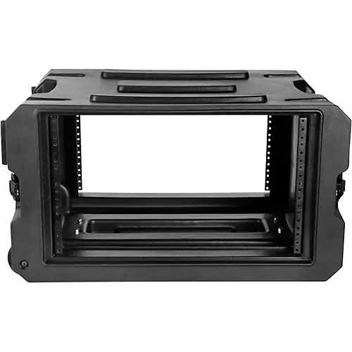 Gator G-Pro Roto Mold Rolling Rack Case Black 8 Space