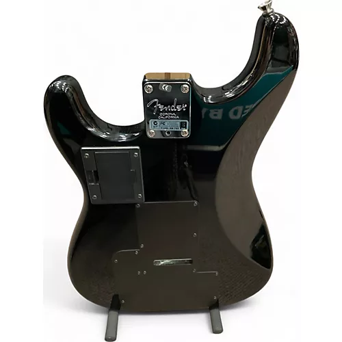 Used 2007 Fender VG Stratocaster Black and White Solid Body Electric Guitar Black and White