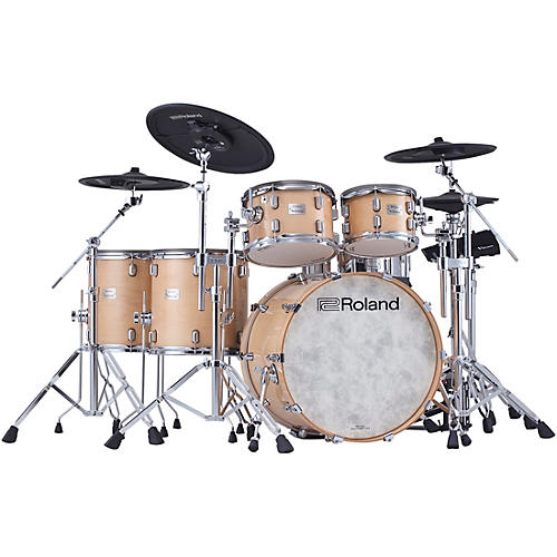 Roland VAD716 V-Drums Acoustic Design Electronic Drum Kit Gloss Ebony Finish