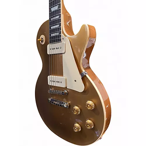 Used Gibson Les Paul Standard 1950S Neck Gold Top Solid Body Electric Guitar Gold Top