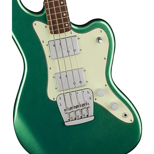 Squier Paranormal Rascal Bass HH Guitar Sherwood Green