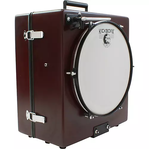 Toca KickBoxx Suitcase Drum Set Brown