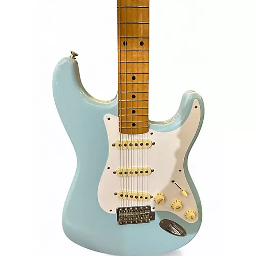 Used 2018 Fender Vintera 50's Stratocaster Sonic Blue Solid Body Electric Guitar Sonic Blue