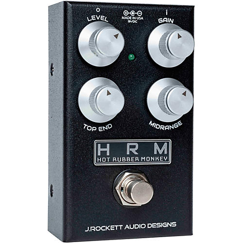 J.Rockett Audio Designs Hot Rubber Monkey V2 Overdrive Effects Pedal Black