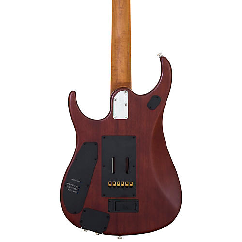 Ernie Ball Music Man JP15 Flamed Maple Top Electric Guitar Transparent Black