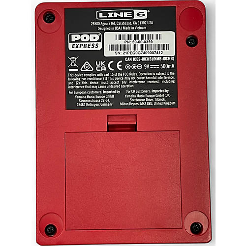 Used Line 6 Pod Express Effect Processor