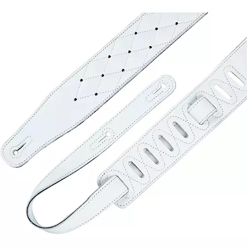 Levy's MG26DS 2.5'' White Garment Leather Guitar Strap