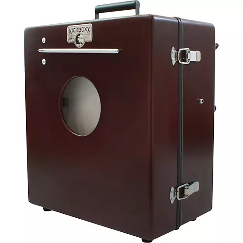 Toca KickBoxx Suitcase Drum Set Brown