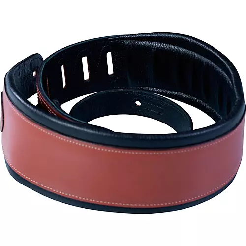 Levy's Boot Leather Guitar Strap Black