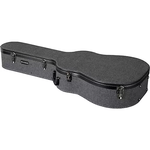 Road Runner RRBTWA Boulevard Series Black Tweed Acoustic Dreadnought Wood Case Black Tweed