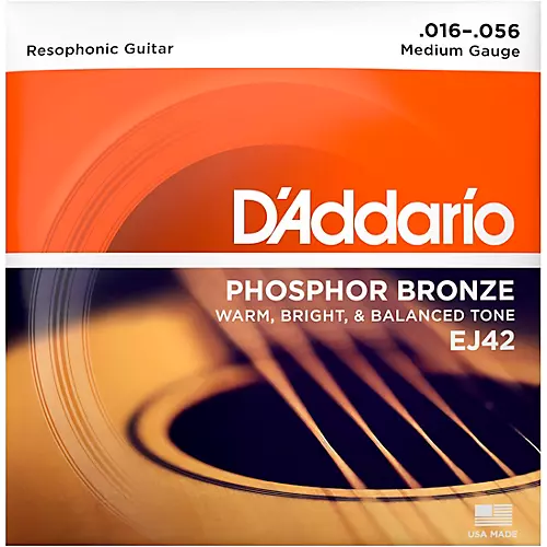 D'Addario EJ42 PB Resophonic String Set