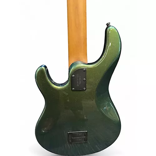 Used Ernie Ball Music Man StingRay 5 Special HH Emerald Iris Electric Bass Guitar Emerald Iris