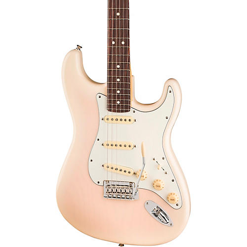 Fender Player II Stratocaster Chambered Ash Body Rosewood Fingerboard Electric Guitar White Blonde