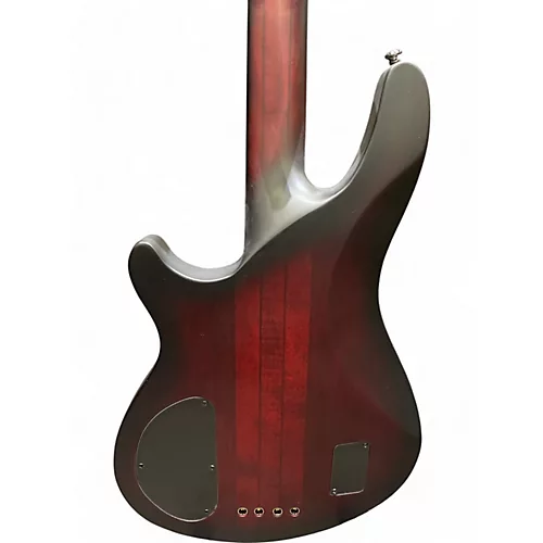 Used Schecter Guitar Research Hellraiser Extreme 4 String Crimson Red Burst Electric Bass Guitar Crimson Red Burst