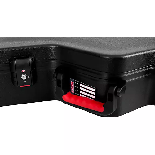 Gator TSA ATA Molded Semi-Hollow Electric Guitar Case Black Black