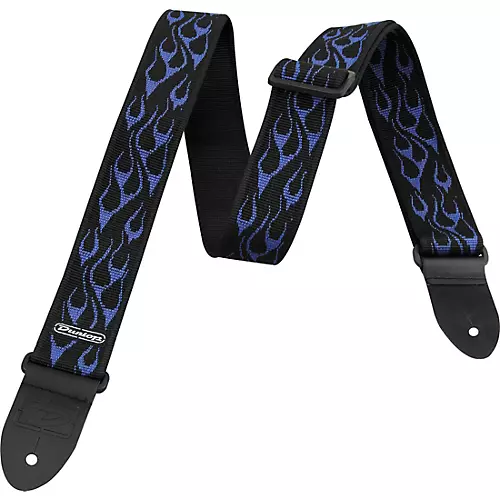 Dunlop D-38 Flambe Nylon Guitar Strap Gray