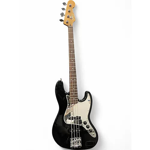 Used 2002 Fender Player Jazz Bass Black Electric Bass Guitar Black